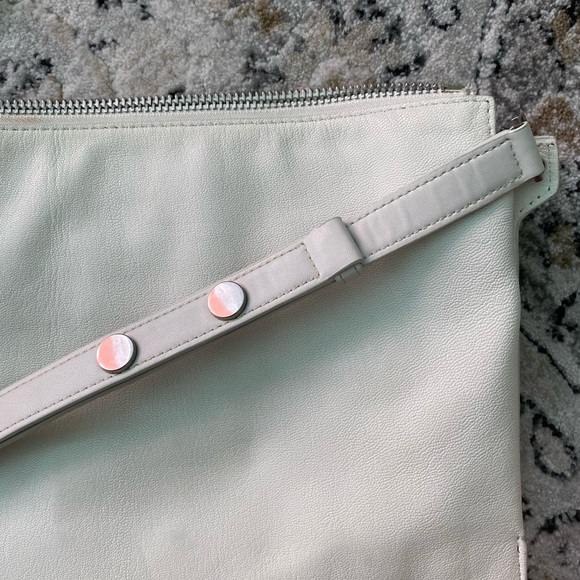 All Saints Leather Shoulder Bag (white) - Picture 5 of 7